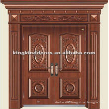 Hot Copper Design Double Entrance Door KKDFB-8003